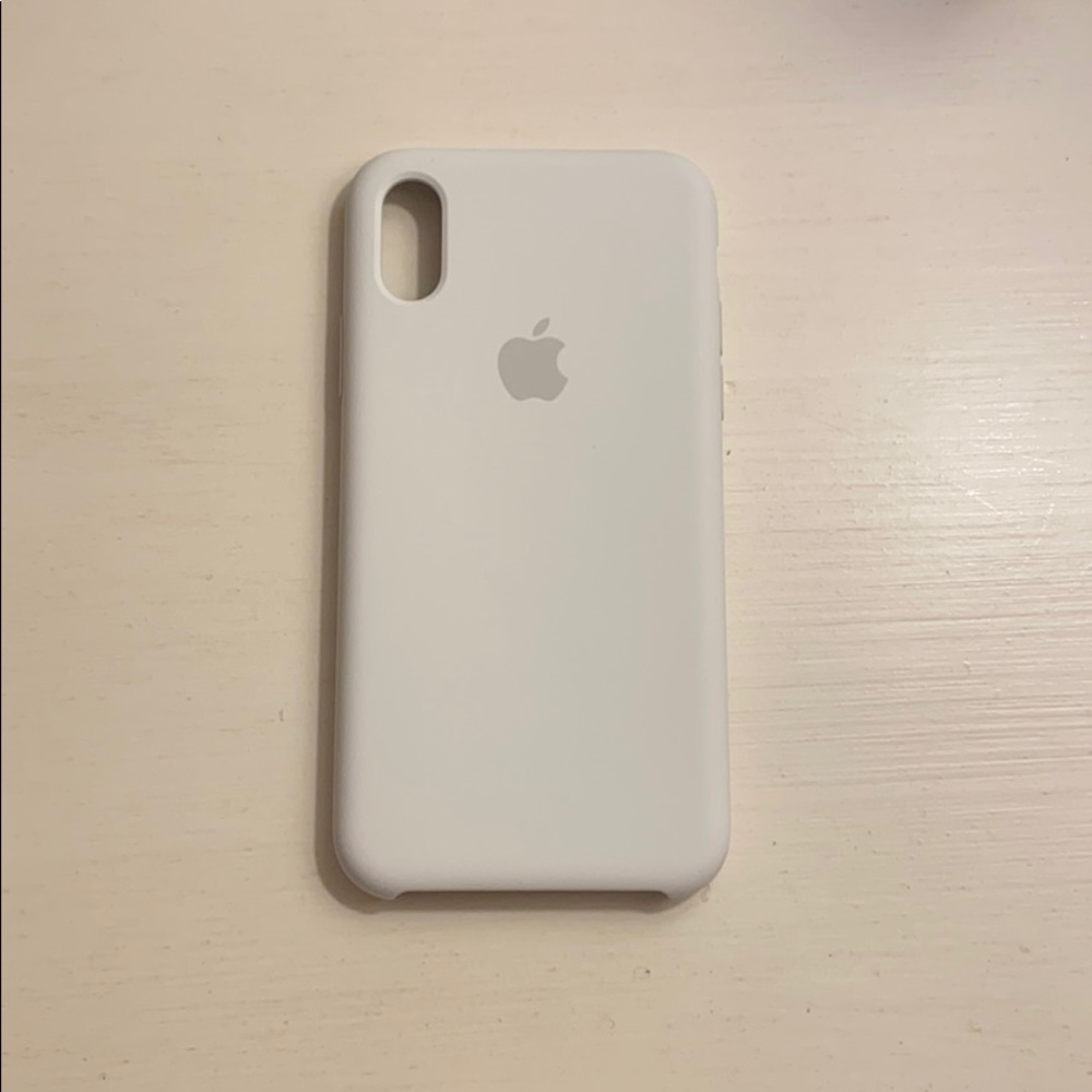 Apple iPhone X/XS White silicone Case